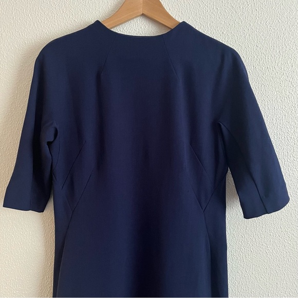 MMLafleur Farnoosh Sheath Dress Deep Indigo Sz 6 - Picture 4 of 12
